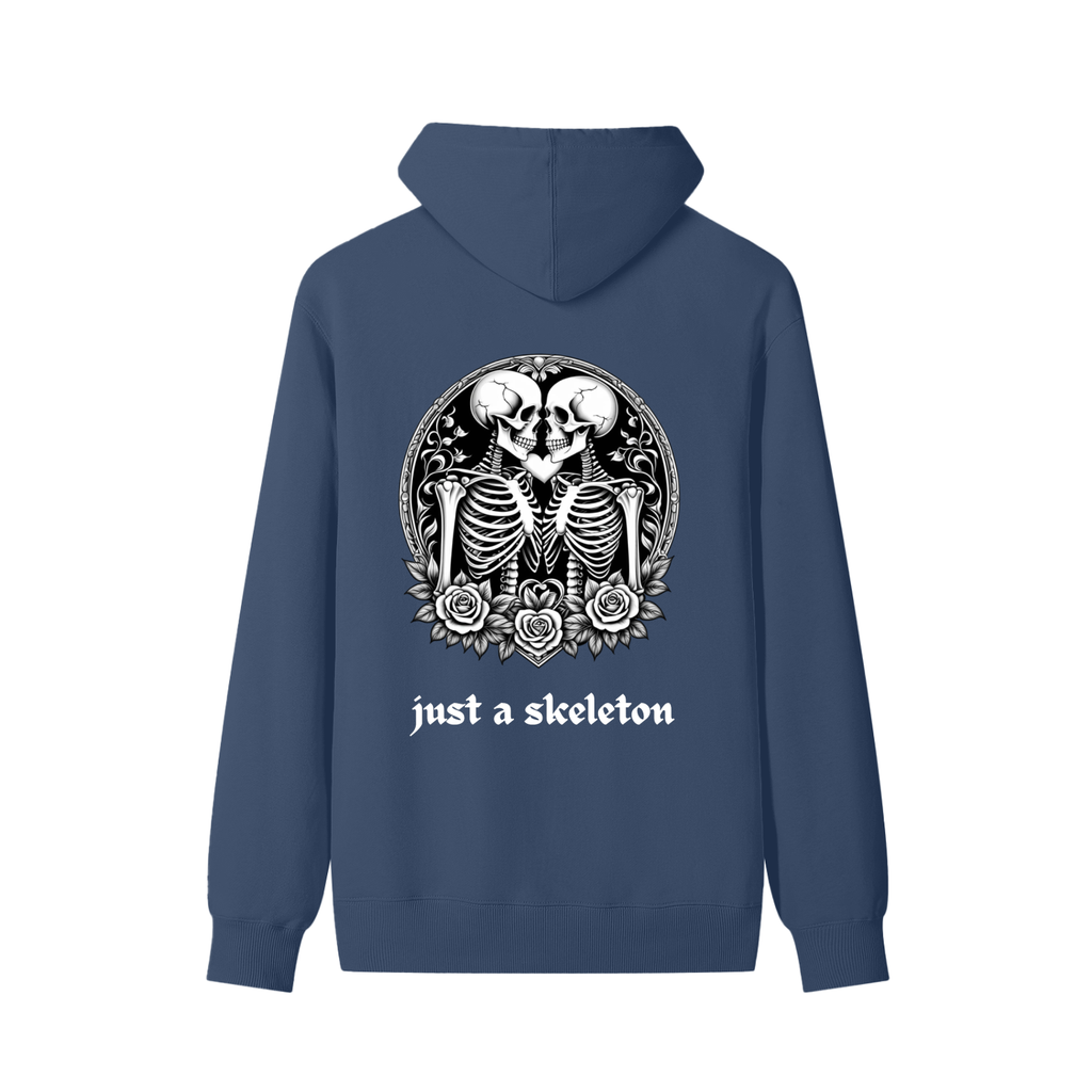 Just a Skeleton Cotton Hoodie
