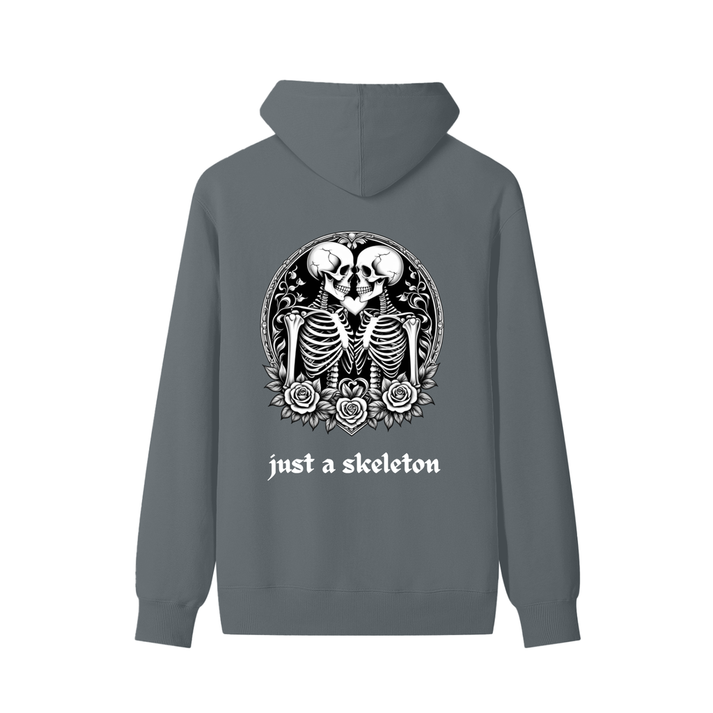 Just a Skeleton Cotton Hoodie