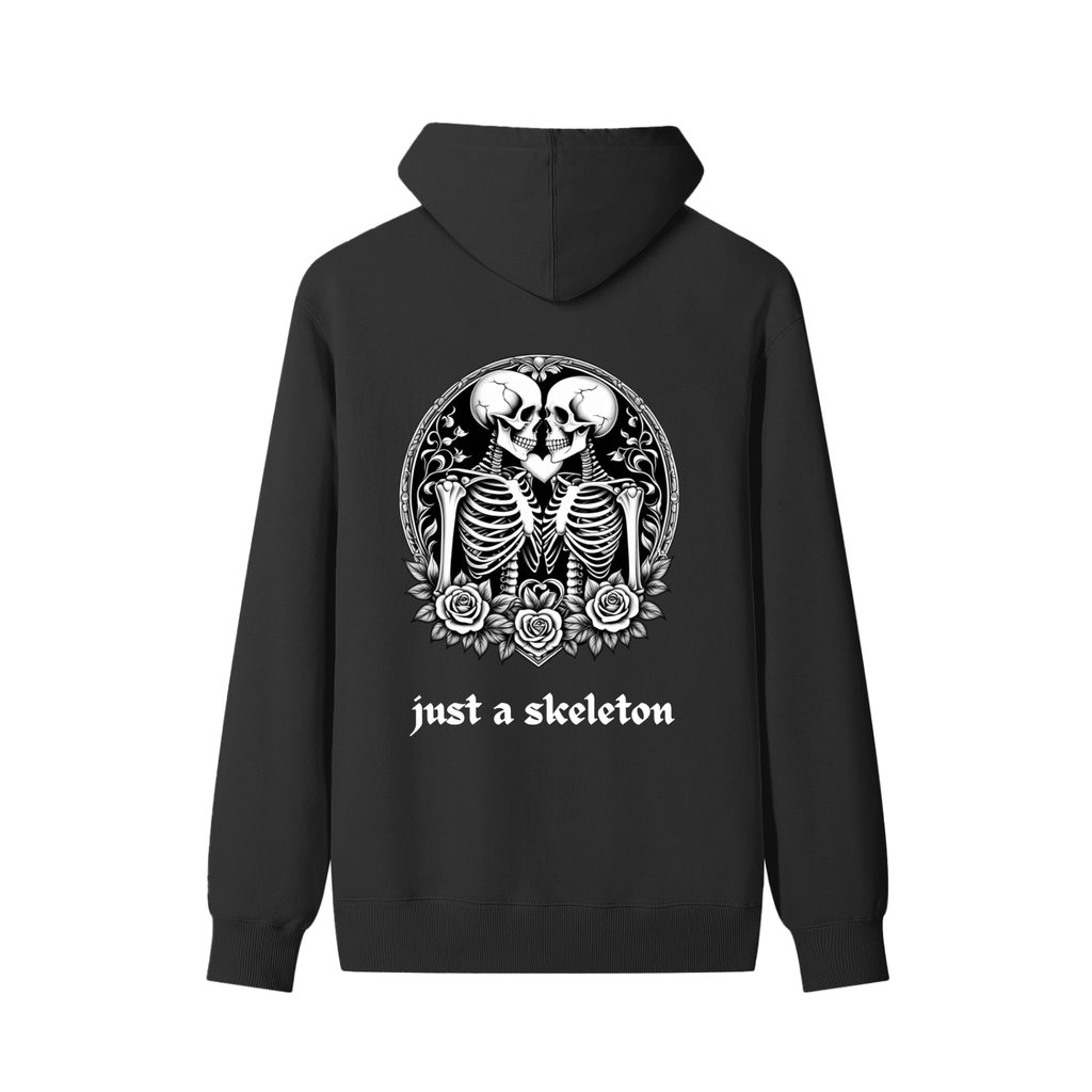Just a Skeleton Cotton Hoodie