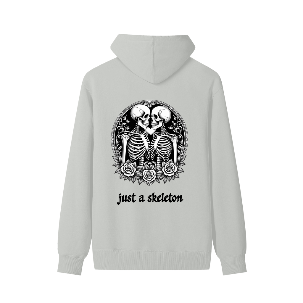 Just a Skeleton Cotton Hoodie